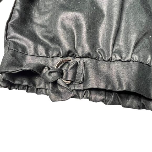 Vintage 80s Surf and Turf of California Dark Grey Cropped Utility Jacket Size L - Picture 6 of 11